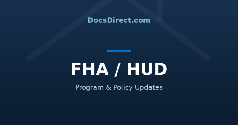 FHA: Streamlining Warranty Requirements – Removal of 10-Year Protection Plan Requirements effective – 03/14/2019